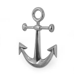 Lilburn Silver Aluminum Anchor Wall Decor