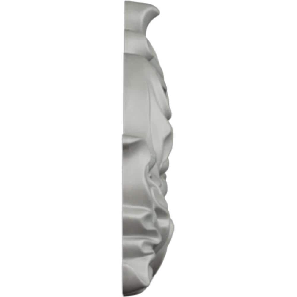Primed Gray Polyurethane Grape and Leaf Crown Onlay