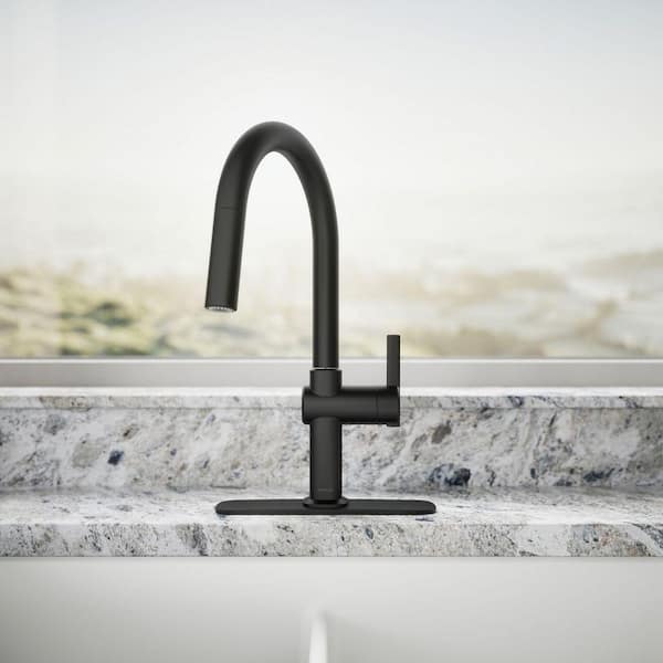KOHLER Clarus Single Handle Pull Down Sprayer Kitchen Faucet in
