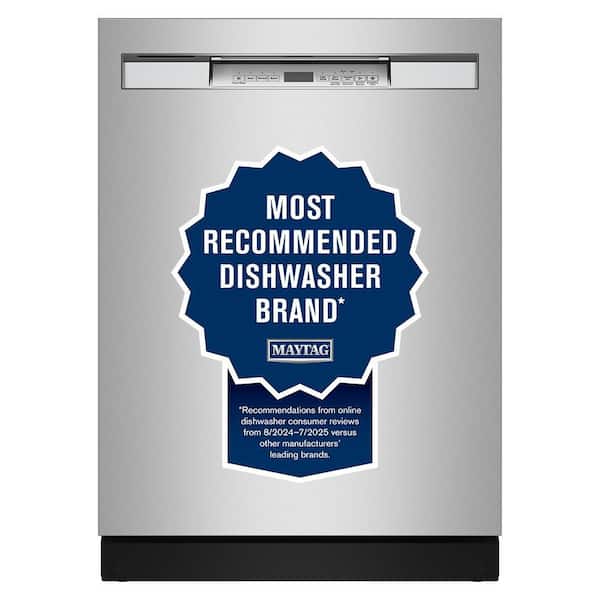 24 in. Top Hidden Standard Built-In Dishwasher in Fingerprint Resistant Stainless Steel with 4-cycles, 50 dBA