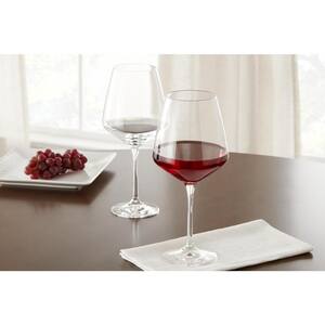 Genoa Lead-Free Crystal 26.5 fl. oz. Red Wine, 15.5 fl. oz. White Wine and 12 fl. oz. Champagne Glasses (Set of 12)