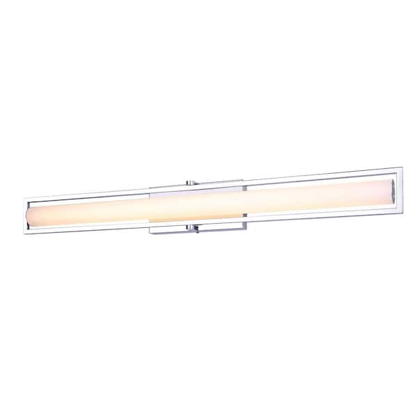 CANARM Jori 36.5 in. Chrome LED Vanity Light Bar