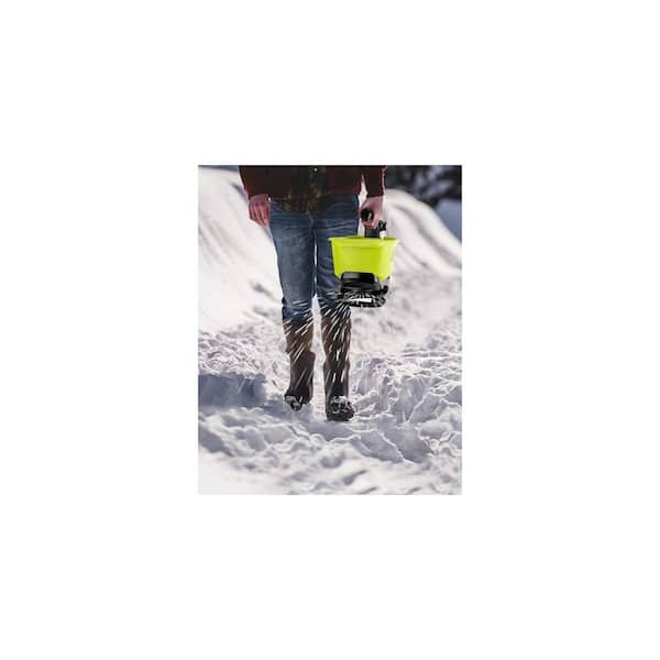 Justincity 2.98 lb. Plastic Handheld Spreader for Lawns Grass