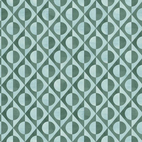 Walls Republic Diamond Cutouts Wallpaper Sage Paper Strippable Roll (Covers 57 sq. ft.)