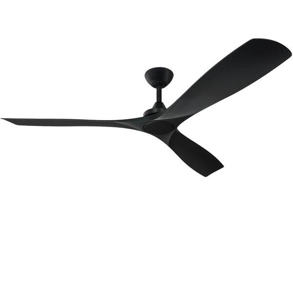 Depuley 60 in. Modern Ceiling Fan No Light in Black with Remote and 3