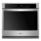 27 in. Single Electric Thermal Wall Oven with Self Cleaning in Stainless Steel