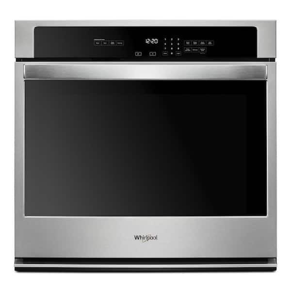 Whirlpool 27 in. Single Electric Thermal Wall Oven with Self Cleaning in Stainless Steel