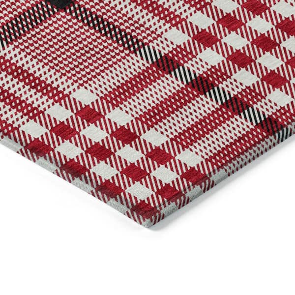 Chantille Machine Washable Indoor/Outdoor Abstract ACN1054 Red 2 ft. 3 in. x 7 ft. 6 in. Area Rug