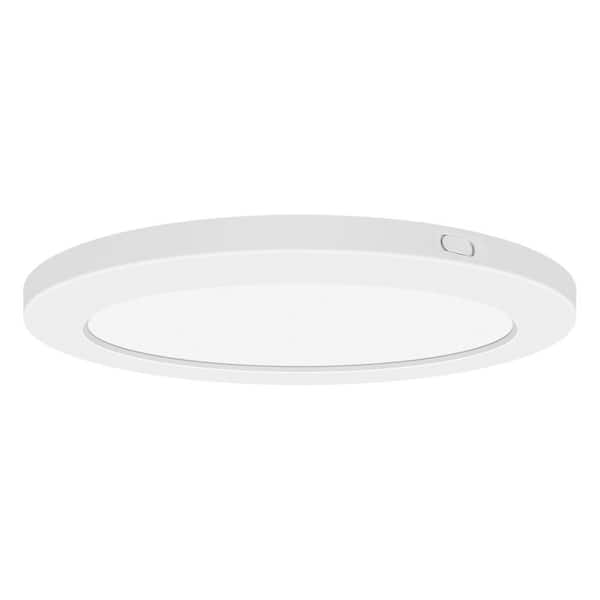 Access Lighting ModPLUS 18-Watt 9 in. Round White Integrated LED Flush Mount