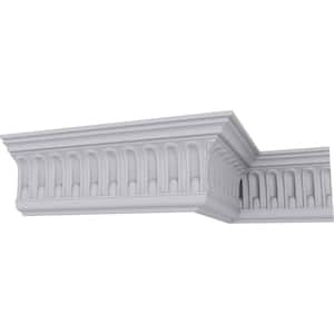SAMPLE - 2-1/2 in. x 12 in. x 4 in. Polyurethane Viceroy Crown Moulding
