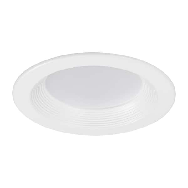 Globe Electric 4 in. ENERGY STAR Tunable Integrated LED Recessed Retrofit Baffle Trim With Duo Bright Technology
