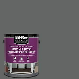 1 gal. #BXC-41 Charcoal Textured Low-Lustre Enamel Interior/Exterior Porch and Patio Anti-Slip Floor Paint