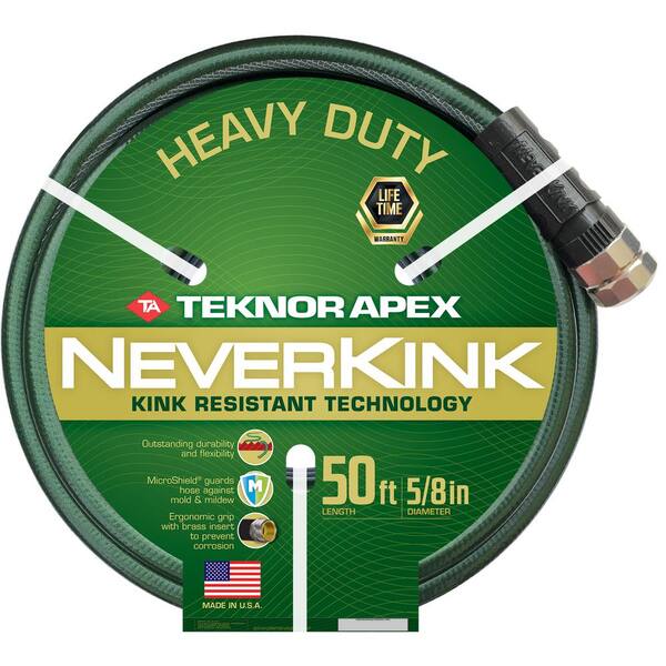 Heavy Duty USA Garden Water Hose Flexible Leak Proof Kink/Tangle Free 5/8"x 50' 