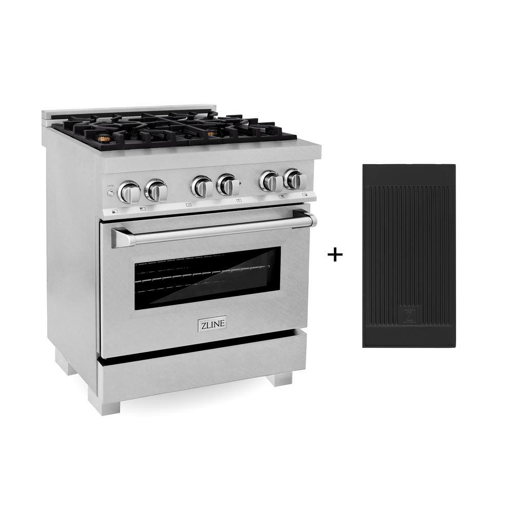 30 in. Legacy Dual Fuel Range with 4-Brass Burners and Electric Convection Oven in Satin Stainless Steel with Griddle price history on PriceWatchPro