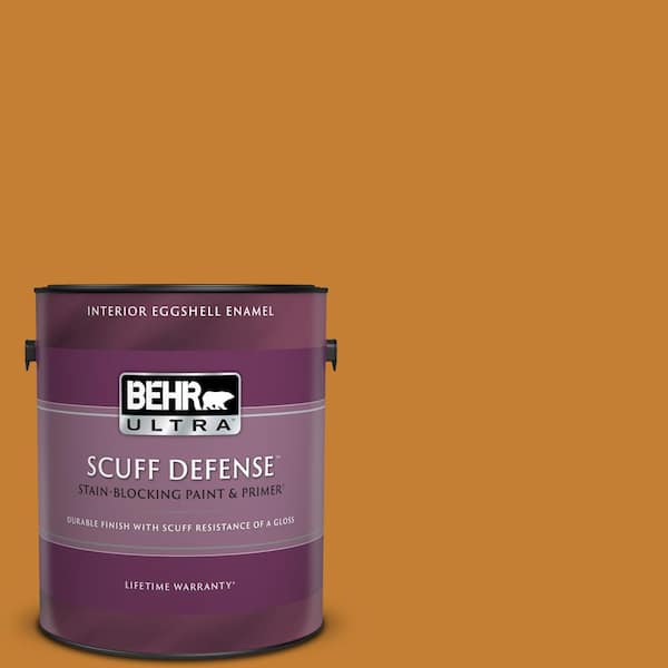 BEHR ULTRA 1 gal. #S-H-290 Exotic Honey Extra Durable Eggshell Enamel Interior Paint & Primer