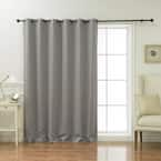 Best Home Fashion Ivory Grommet Blackout Curtain - 80 in. W x 84 in. L ...