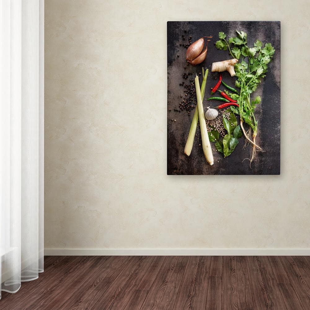 Johanna 'Vegetables' Contemporary Canvas Wall Art