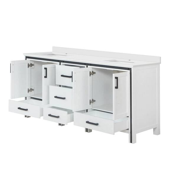 趣味 NAVEYARD Have a question about Lexora Ziva 72 in. W x 22 in. D White