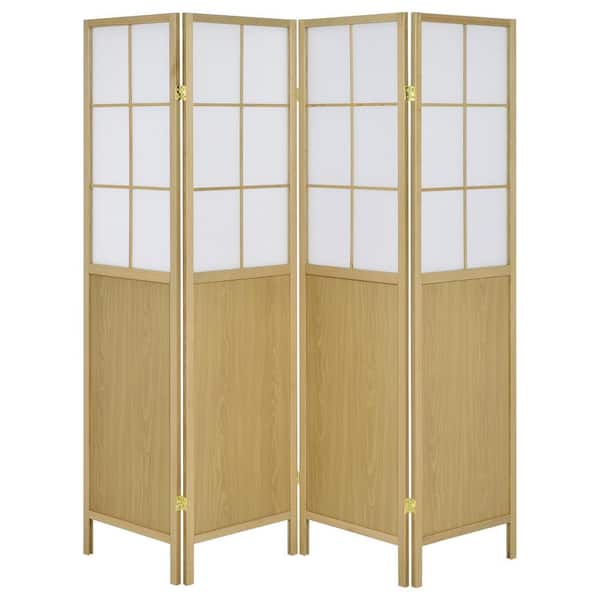 Edwards Natural 4 Panel Room Divider
