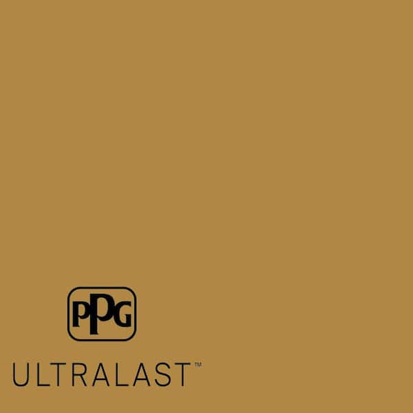 PPG UltraLast 1 gal. #PPG1106-7 Butterscotch Ripple Matte Interior Paint and Primer
