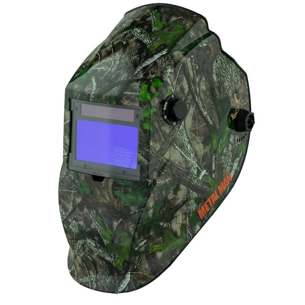 Camoflauge 9 to 13 Shade Auto Darkening Welding Helmet with 3.78 in. x 2.05 in. Viewing Area