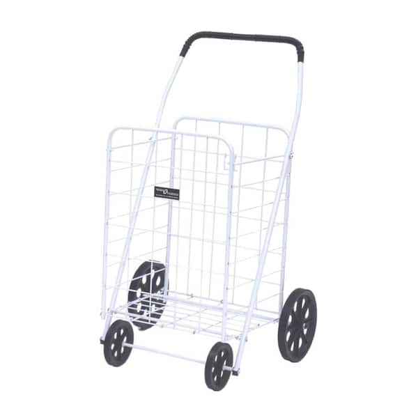 Easy Wheels Jumbo-A Shopping Cart in White