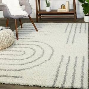 Janus Grey 8 ft. x 10 ft. Contemporary Area Rug
