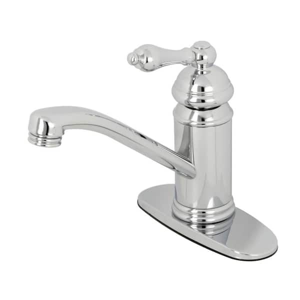 Kingston Brass Vintage Single Hole Single-Handle Bathroom Faucet in Chrome