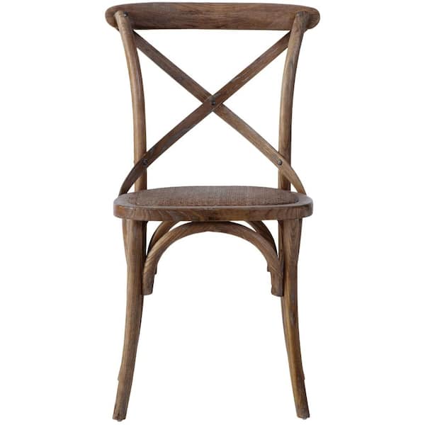 Unbranded Hyde Ash Grey Wood Dining Chair (Set of 2)