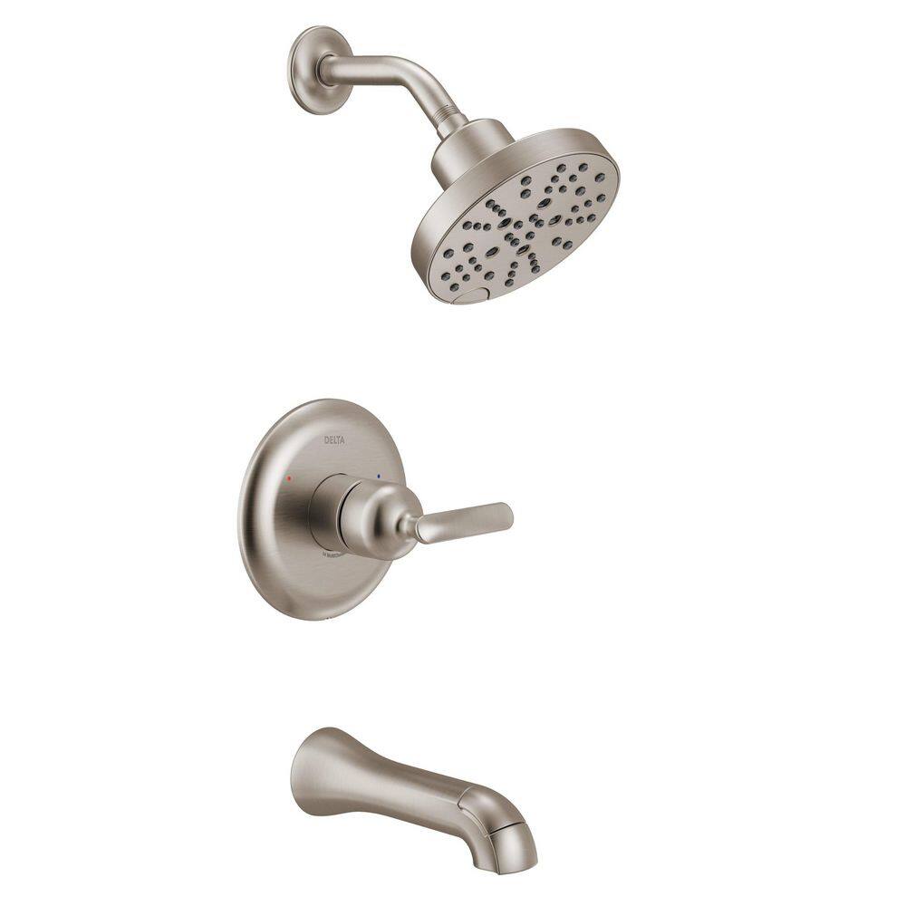 Bonacci 1-Handle Tub and Shower Trim in Lumicoat Stainless (Valve Not Included) price history on PriceWatchPro