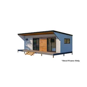 Wave 1-Bed-1 Bath 305 sq.ft. Steel Frame Home Kit DIY Assembly Office Guest Suite House ADU Vacation Rental Tiny Home