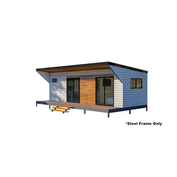 Getaway Pad 540 sq ft 1 Bed and Roof Deck Tiny Home Steel Frame