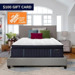 Hurston Estate 14.5 in. Luxury Firm Memory Foam Euro Pillow Top King Mattress Set