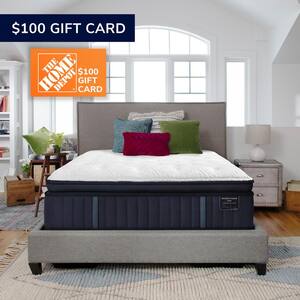 Hurston Estate 14.5 in. Luxury Plush Memory Foam Euro Pillow Top Full Mattress Set
