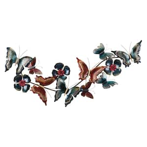 Metallic Butterflies Wall Decor