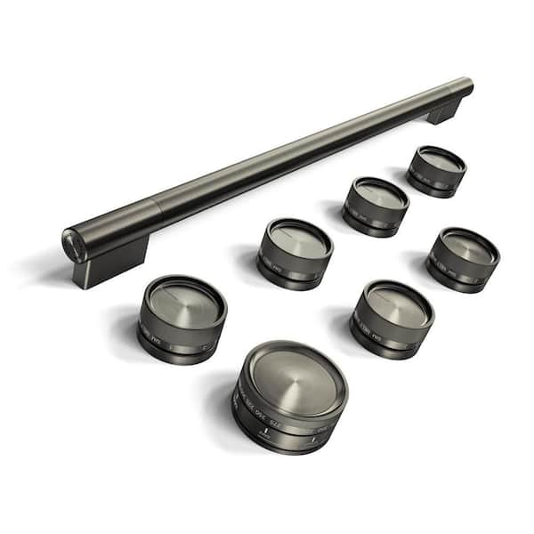 Black Ore Commercial-Style Induction Range Handle and Knob Hardware Accessory Kit 1-pack