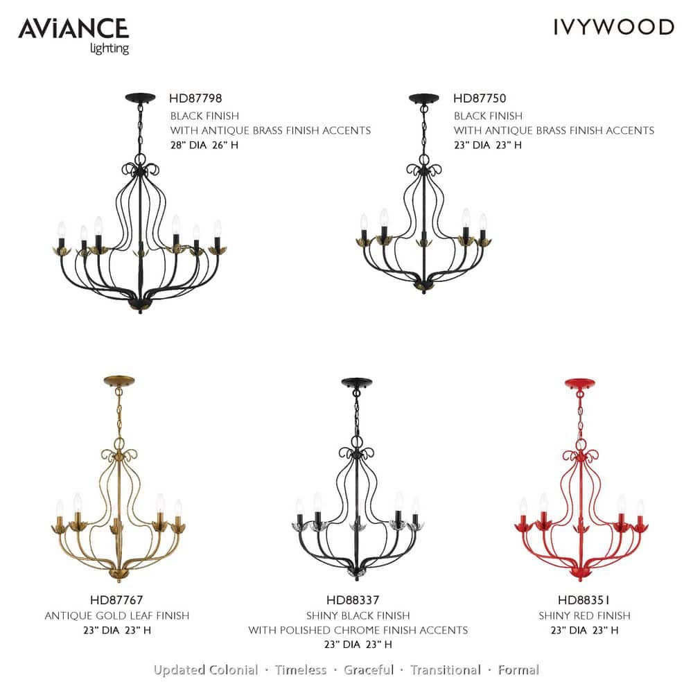 Katarina Mini 5-Light Antique Gold Leaf Brass Chandelier