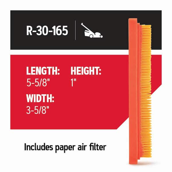 Air Filter for Walk-Behind Mowers, Fits Kohler Courage XT Engines