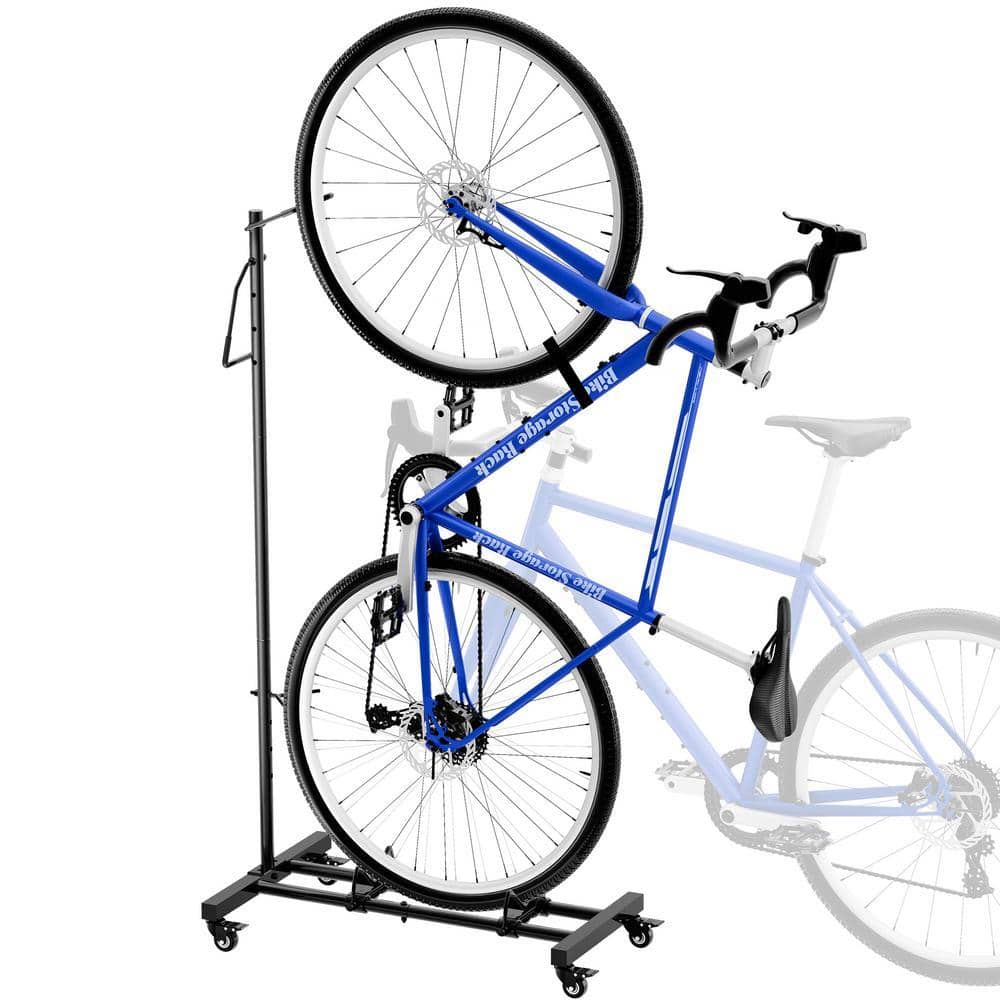 Sttoraboks 55lbs Capacity Upright Bike Stand Vertical Horizontal ...