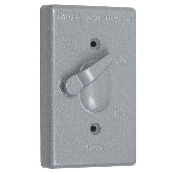 TAYMAC 1-Gang Weatherproof Toggle Switch Cover