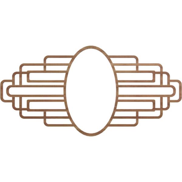 Ekena Millwork 0.25 in. x 8.1875 in. x 11 in. Wood Medallion Moulding