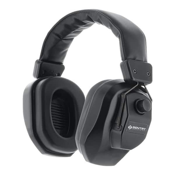 Sentry Audioshield: Black Wireless Active Noise Cancelling Over the Ear Headphones-Rugged