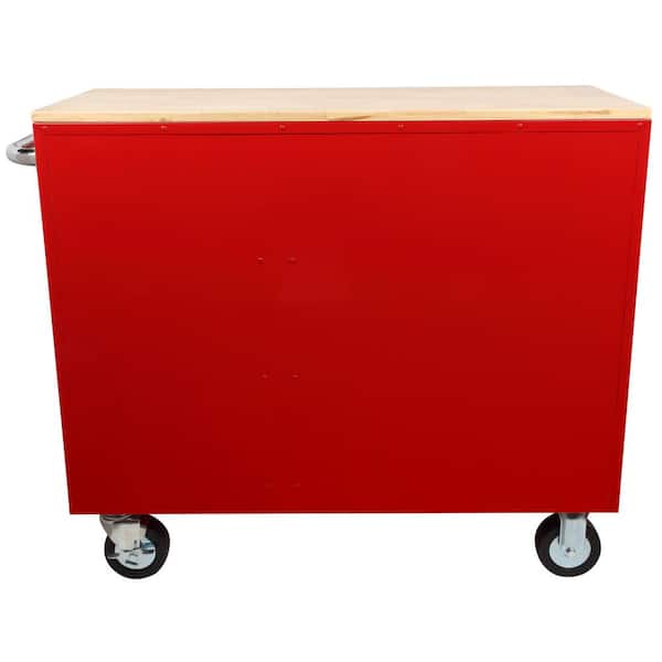 Husky 42 in. W x 18.1 in. D Standard Duty 10-Drawer Mobile