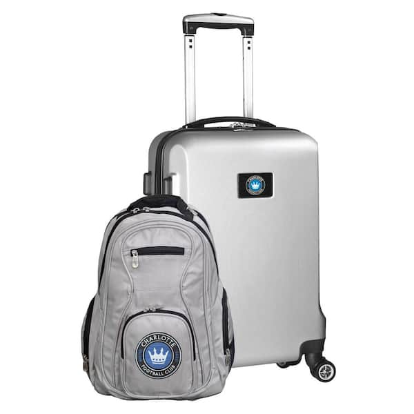 Mojo Vancouver Whitecaps FC 21 in. Exec 2-Toned Carry on Spinner Luggage- White