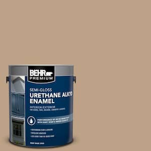 1 gal. #AE-10 Deer Brown Urethane Alkyd Semi-Gloss Enamel Interior/Exterior Paint