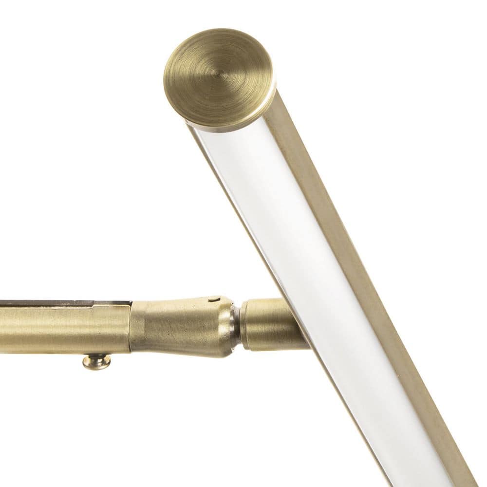 Traditional 14" Antique Brass LED Wall Frame Light with Dimmable Touch