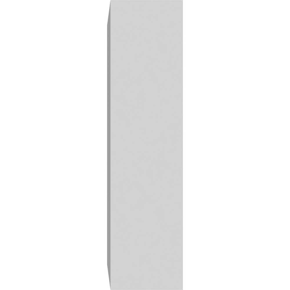 White Square Edge Decorative Rosette Block