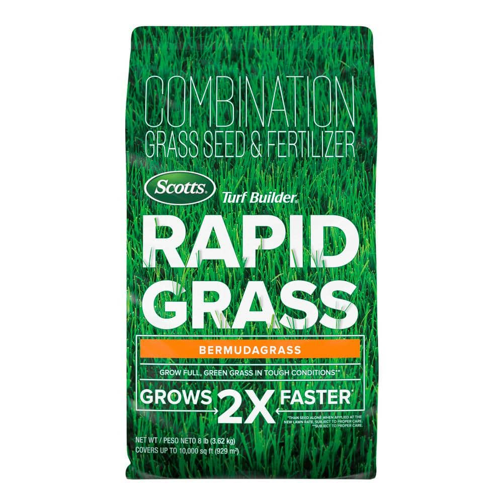 Scotts Turf Builder 8 Lbs. Rapid Grass Bermudagrass Combination Seed ...