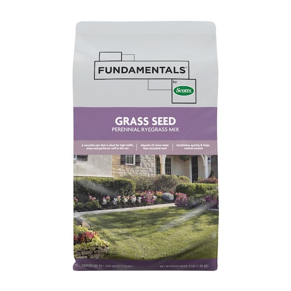 Scotts Fundamentals 3 lbs. Perennial Ryegrass Grass Seed