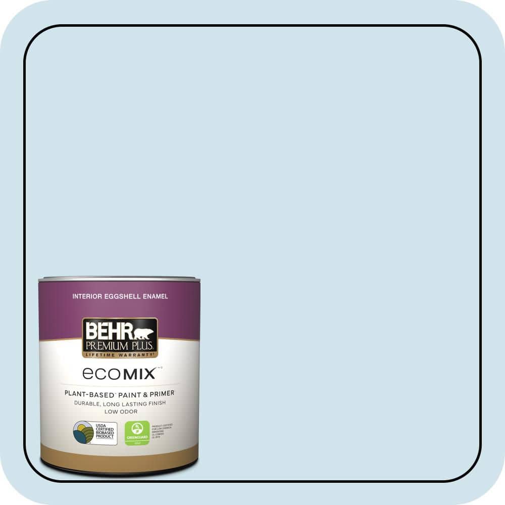 1 qt. #550A-1 Sea Sprite Eggshell Enamel EcoMix Plant-Based Interior Paint & Primer price history on PriceWatchPro